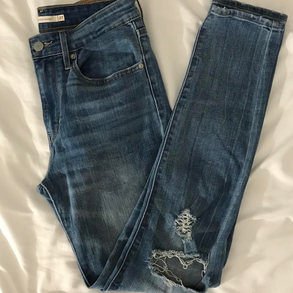 High Waisted Skinny Levi’s, 721 Fit
